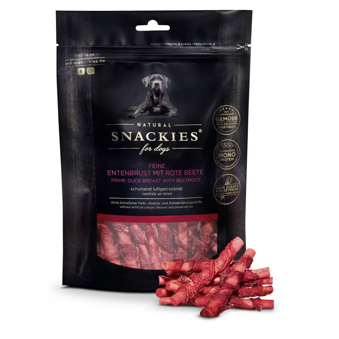 Snackies - Feine Entenbrust mit Rote Beete 170g