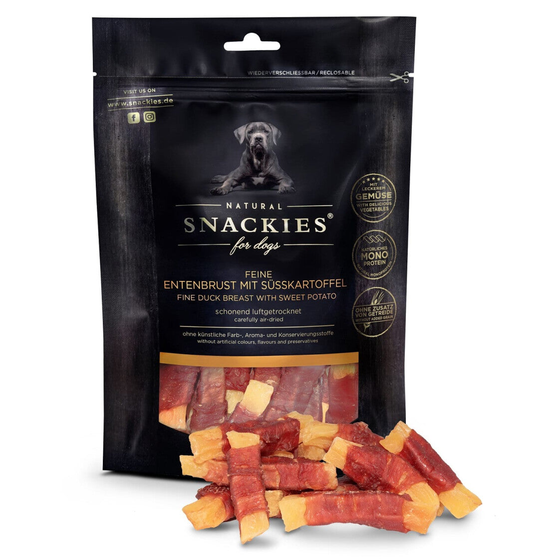 Snackies - Feine Entenbrust mit Süsskartoffel 170g