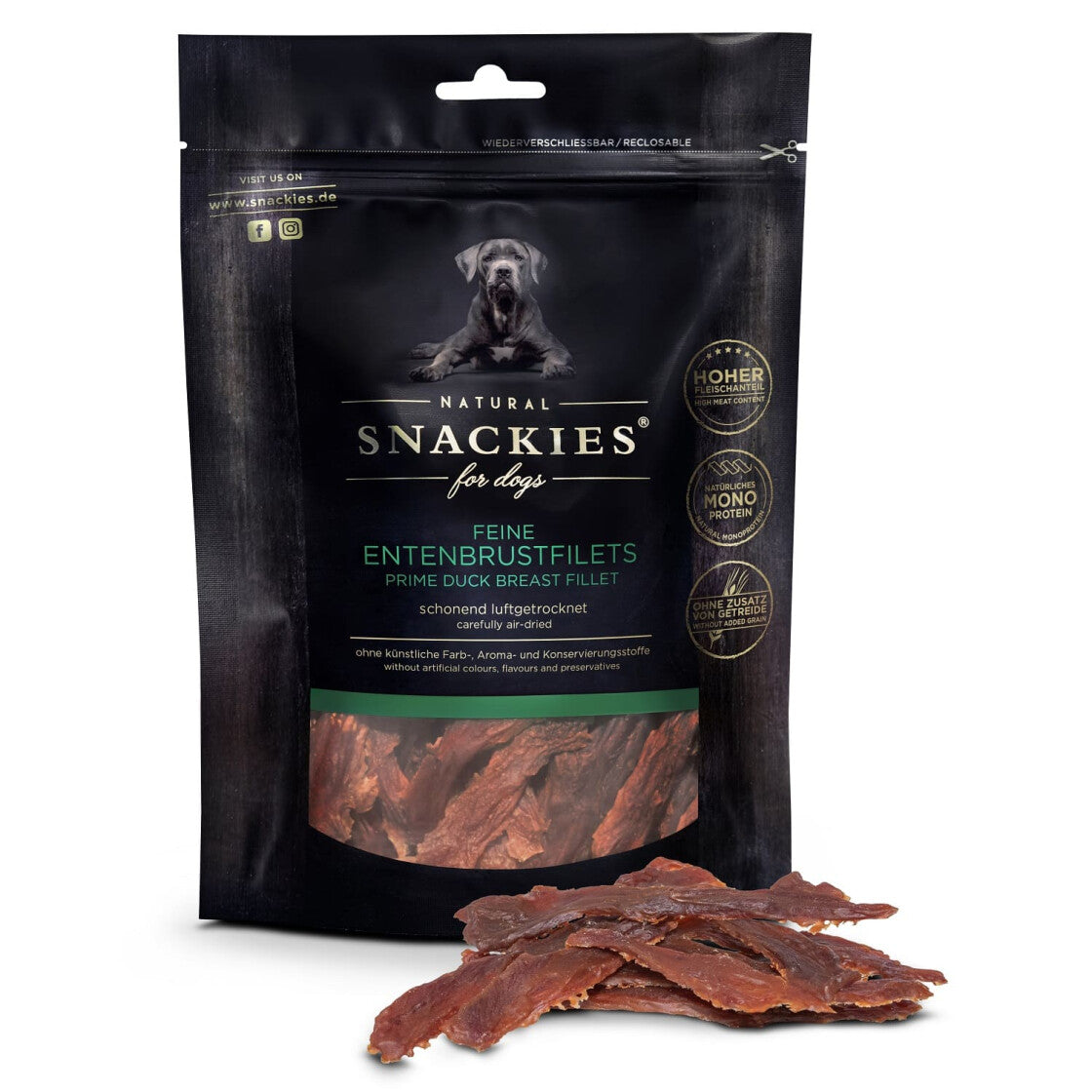 Snackies - Feine Entenbrustfilets 180g