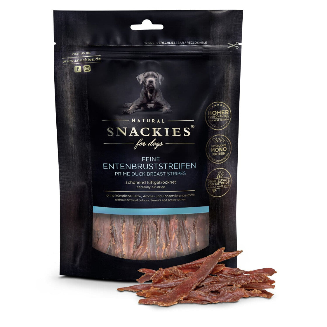 Snackies - Feine Entenbruststreifen 180g