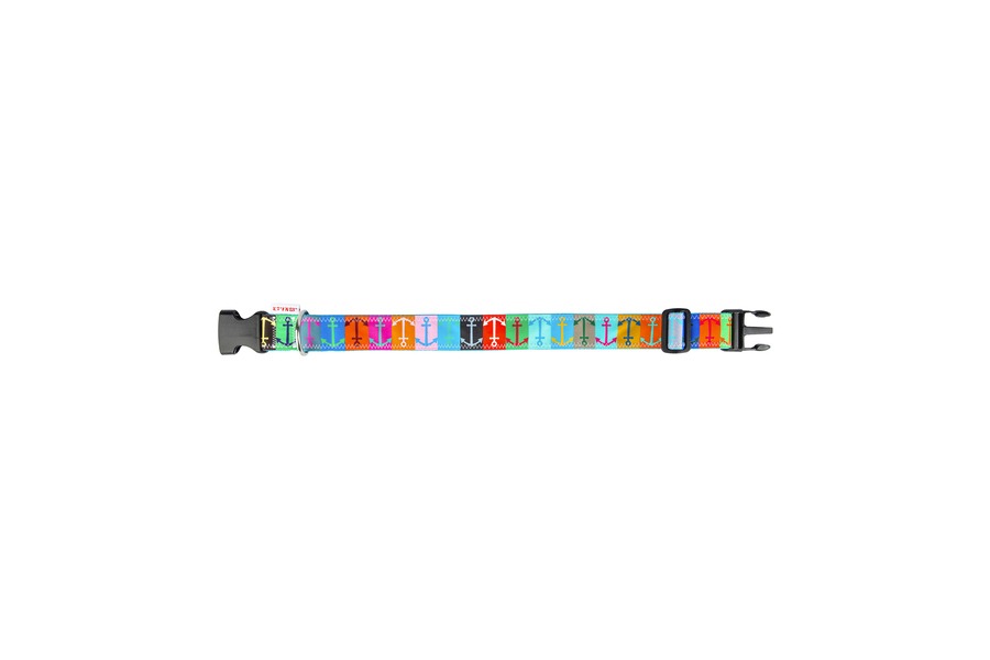 STUDIO AM MEER - Surfsegel Halsband "M - Anker bunt"