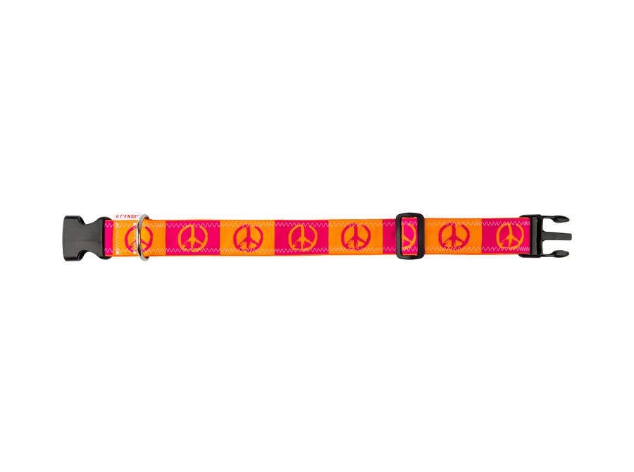 STUDIO AM MEER -  Surfsegel Halsband "L - Peace in pink und orange"
