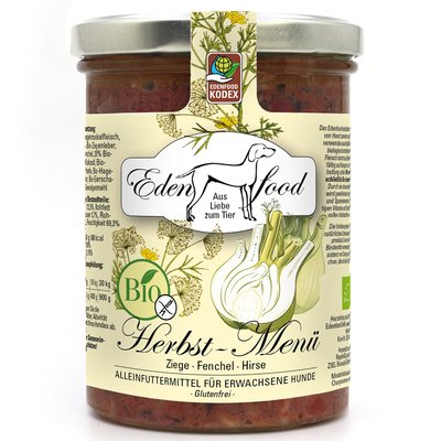 Edenfood - Hundemenü Bio-Herbst Ziege 370g