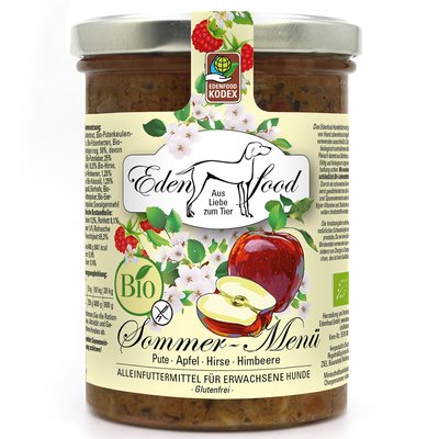 Edenfood - Hundemenü Bio-Sommer Pute 370g