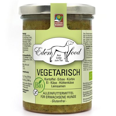 Edenfood - Hundemenü Bio-Vegetarisch 370g