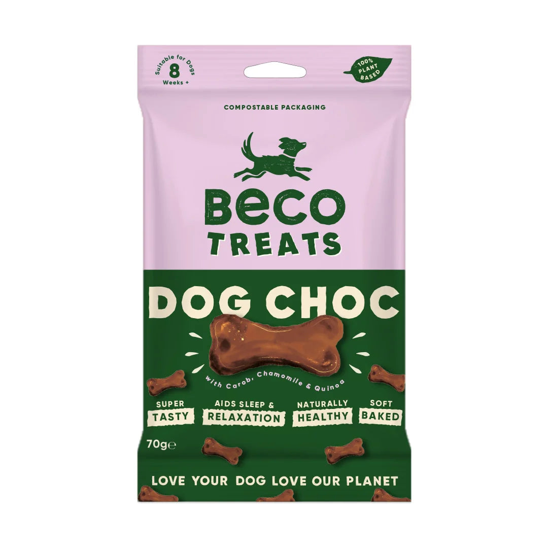 Beco Pet - Treats "Dog Choc with Camomile & Quinoa" 70g