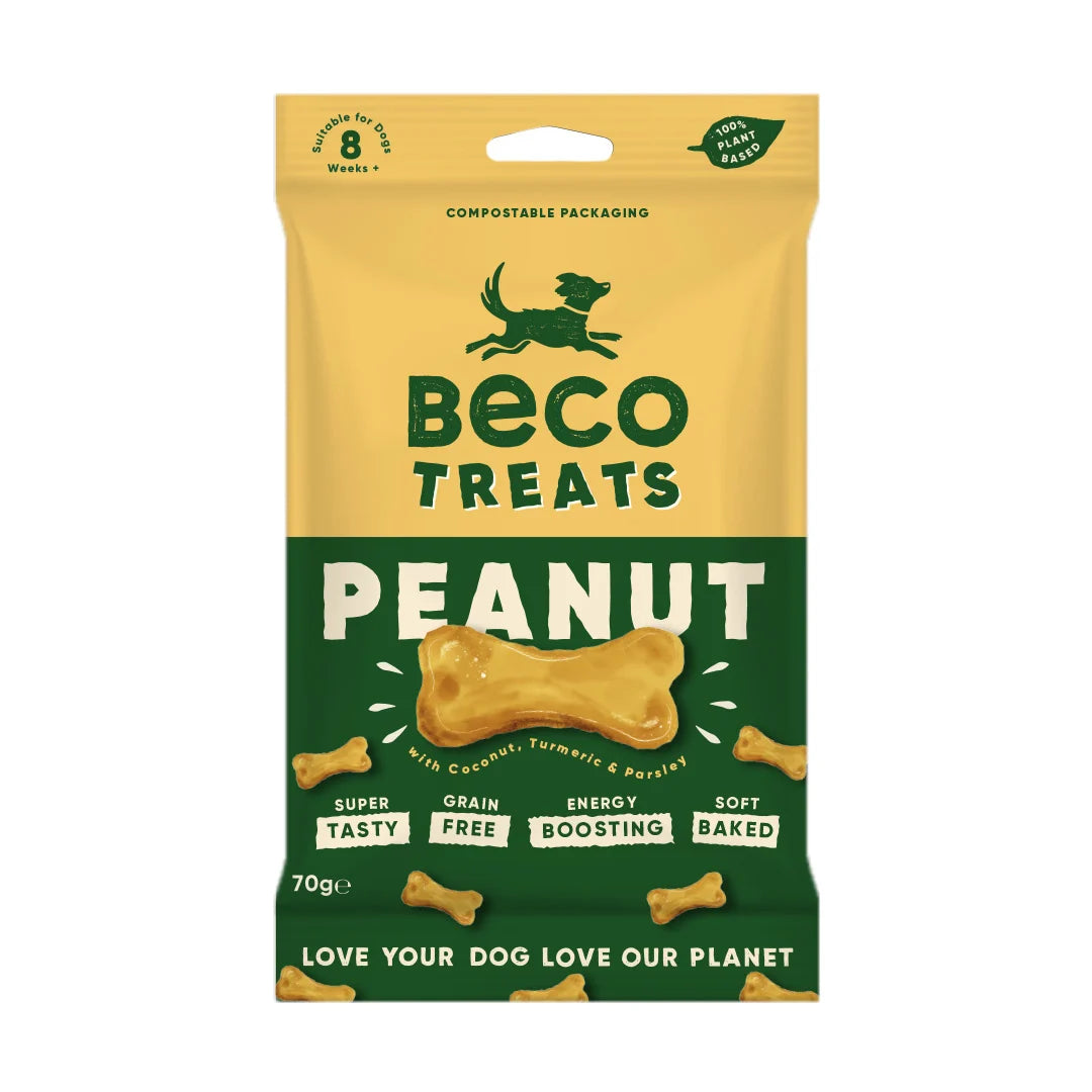 Beco Pet - Treats "Peanut with Coconut & Turmeric" 70g