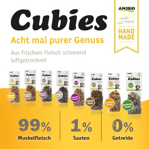 Anibio - Cubies "Huhn" 100g