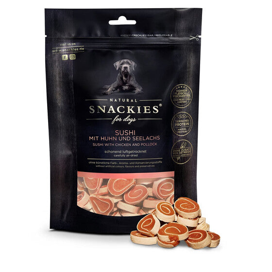 Snackies - Sushi mit Huhn und Seelachs 180g