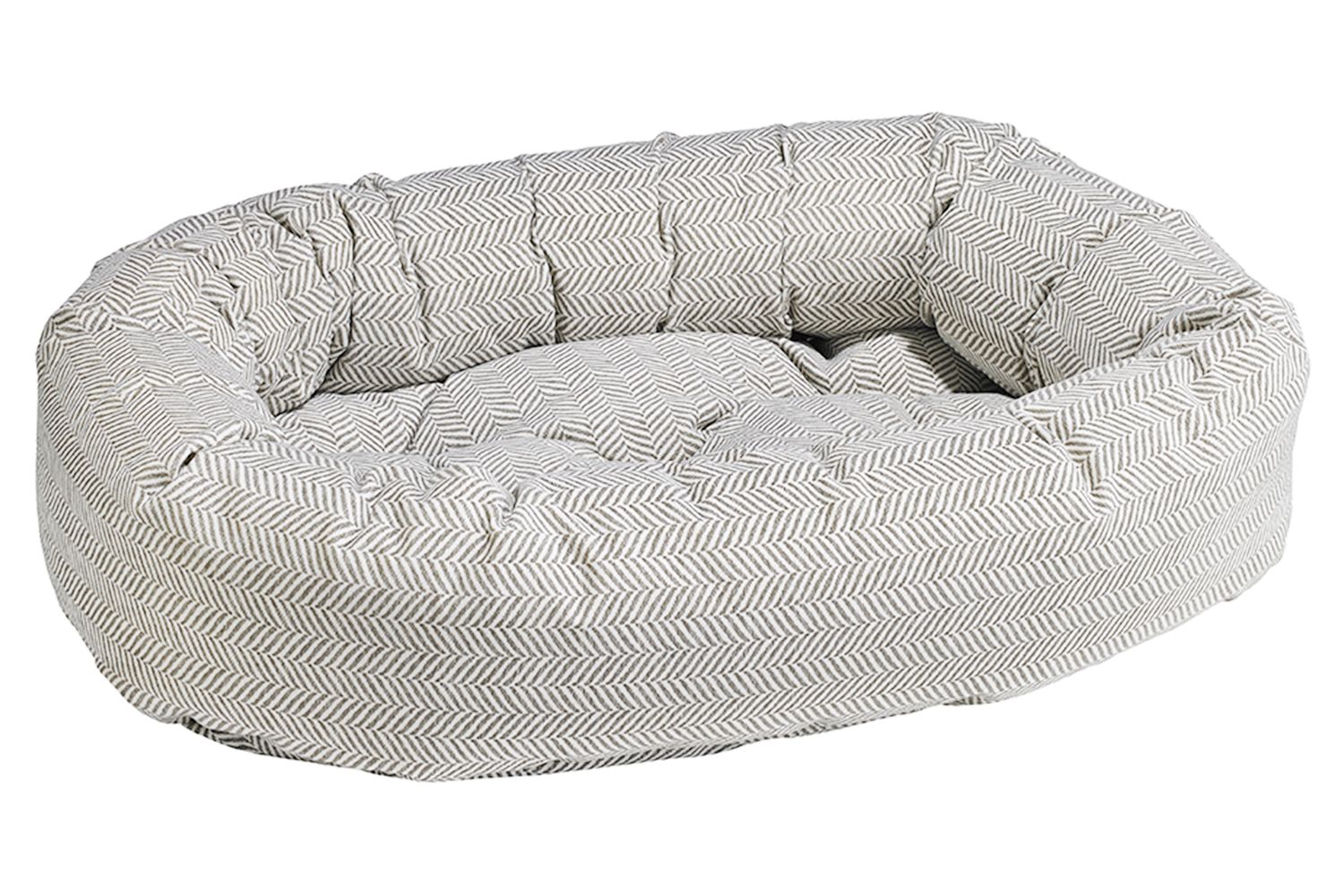 Bowsers - Donut "Taupe Herringbone" S
