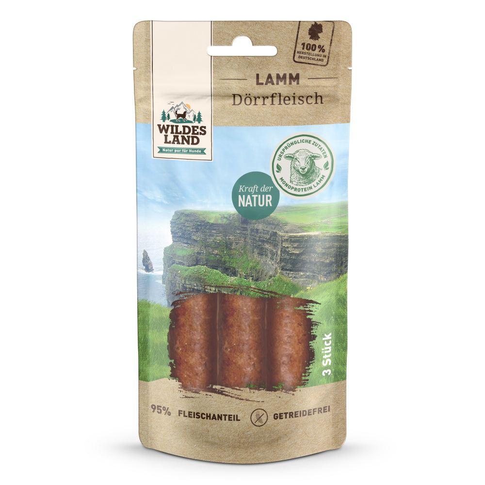 Wildes Land - Dörrfleisch "Lamm" 3er