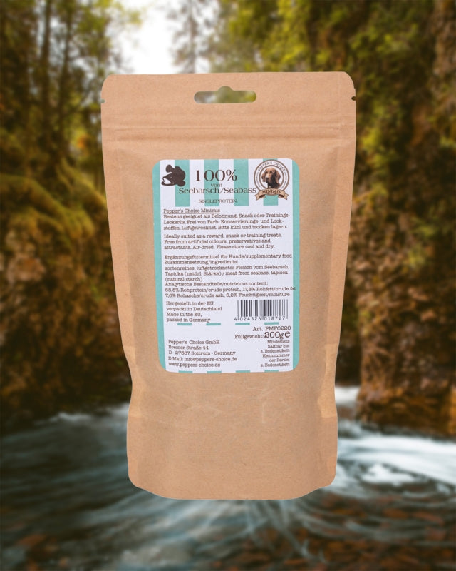 Pepper's Choice - Minimis "Seebarsch-Fleisch" 200g