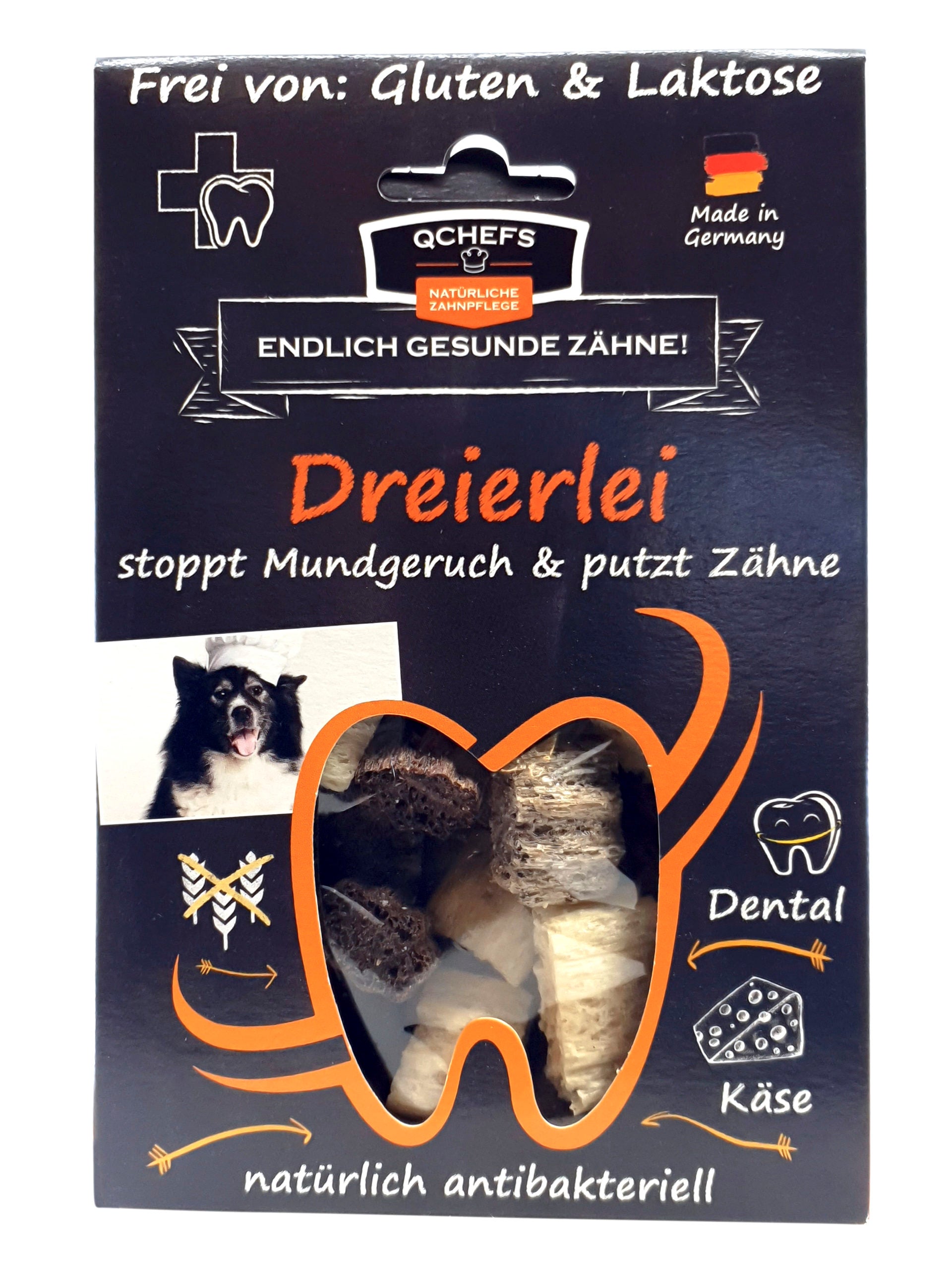QCHEFS - Dreierlei Käsesnacks 65g