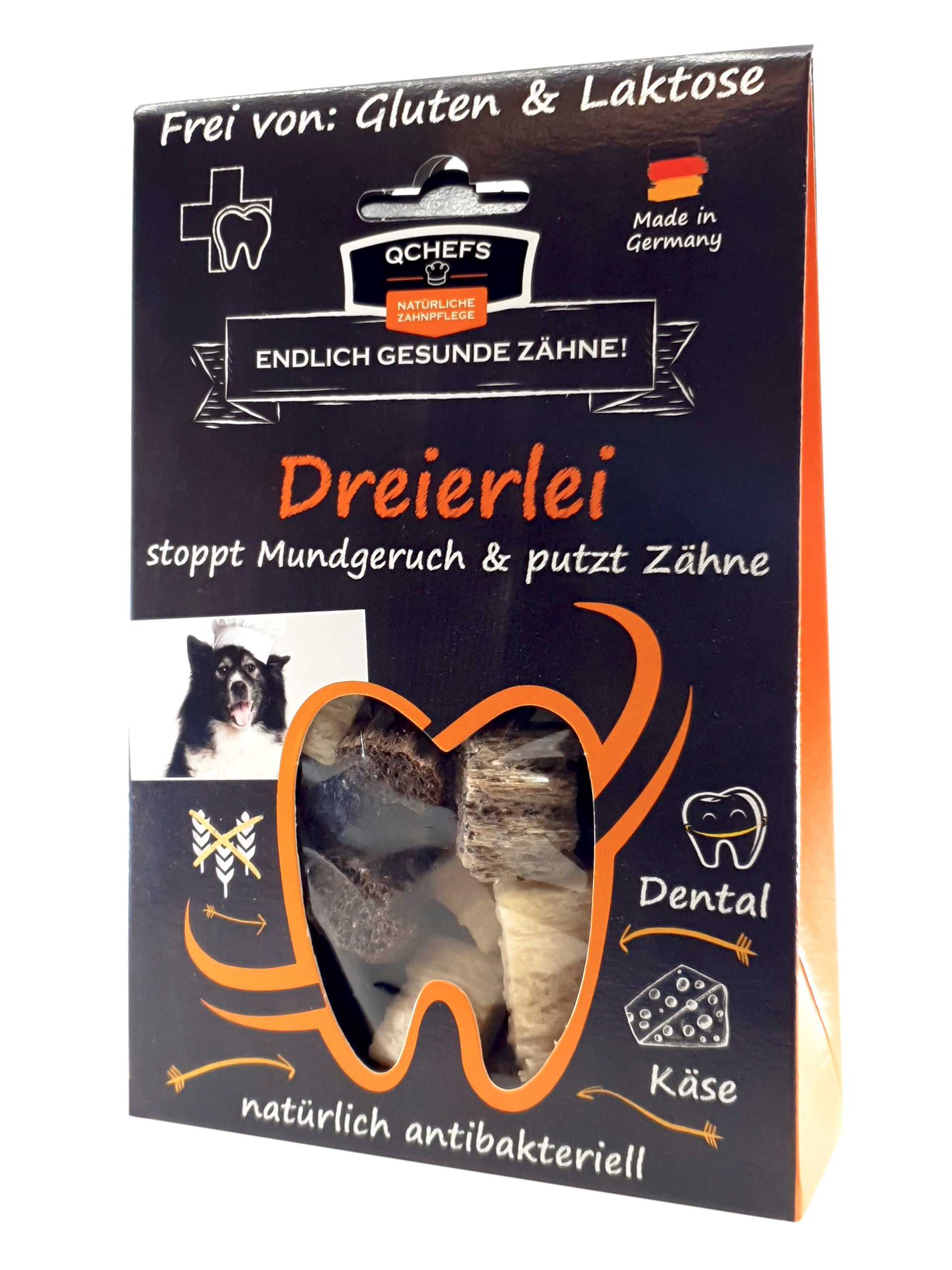 QCHEFS - Dreierlei Käsesnacks 65g