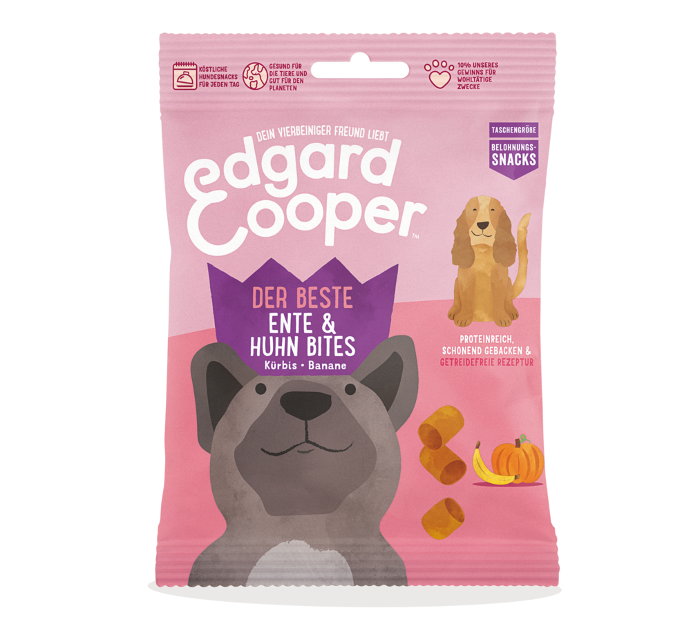 Edgard & Cooper - Super Hund Ente & Huhn Snacks 50g