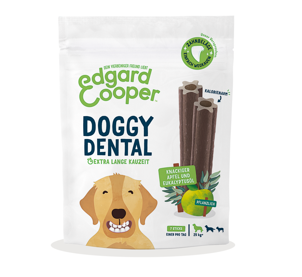 Edgard & Cooper - Doggy Dental "Apfel & Eukalyptus für große Hunde"