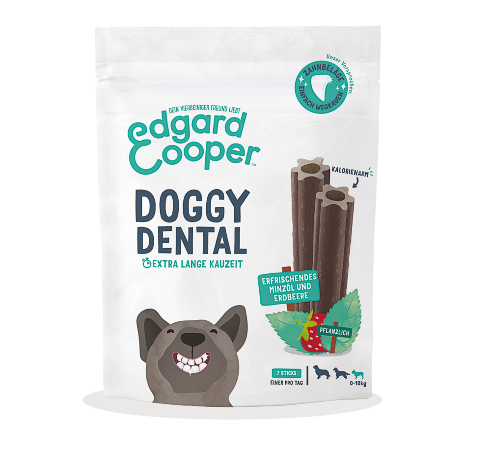 Edgard & Cooper - Doggy Dental "Minze & Erdbeere für kleine Hunde"