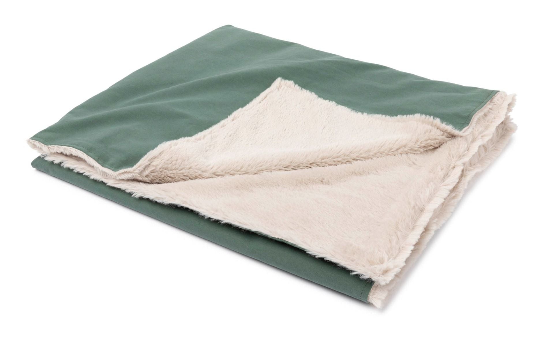 Fuzzyard - Reversible Blanket in myrtle green S