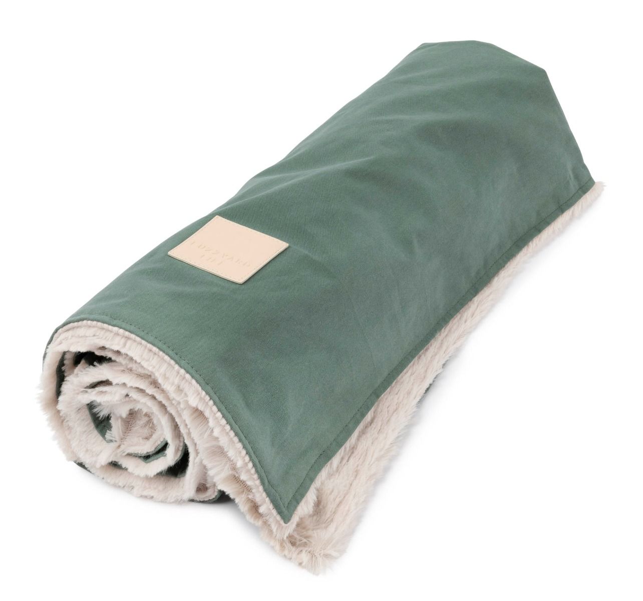Fuzzyard - Reversible Blanket in myrtle green S