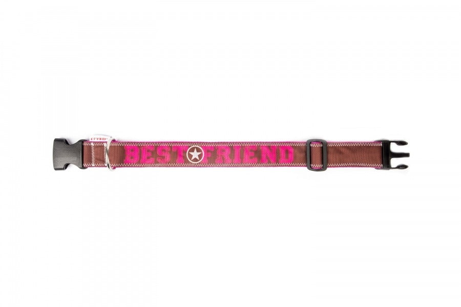 STUDIO AM MEER - Surfsegel Halsband "L - Best Friend in Choco und Pink"