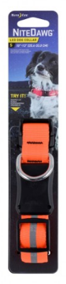 NiteDawg LED - Hundehalsband "Orange" Größe L