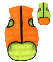 AiryVest Wendejacke "orange - hellgrün"