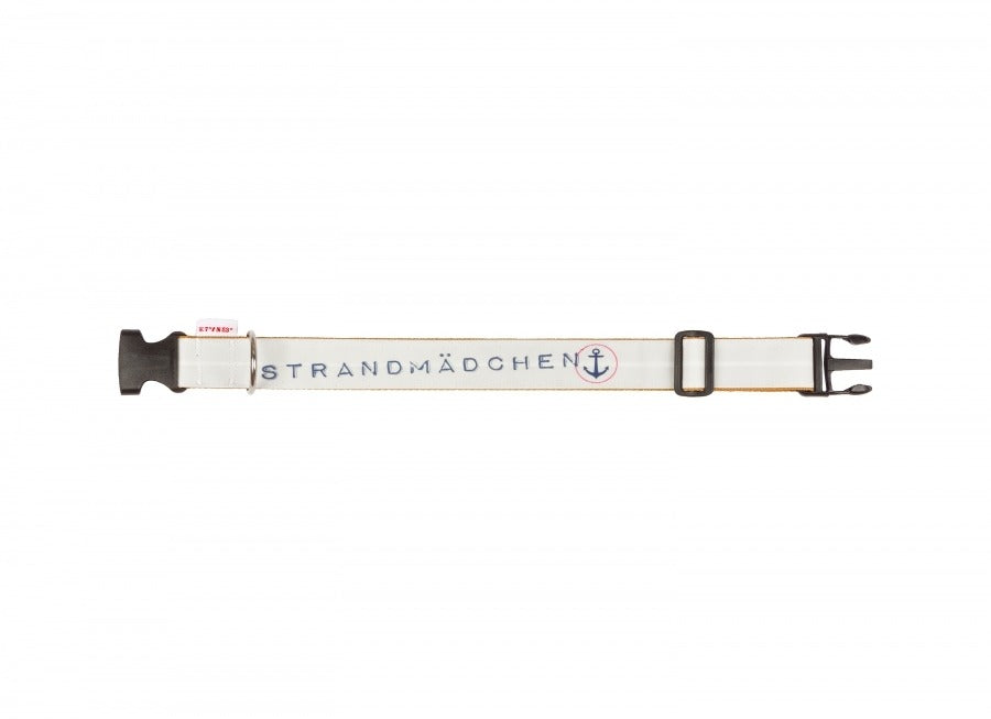 STUDIO AM MEER - Surfsegel Halsband "L - Strandmädchen mit Anker"