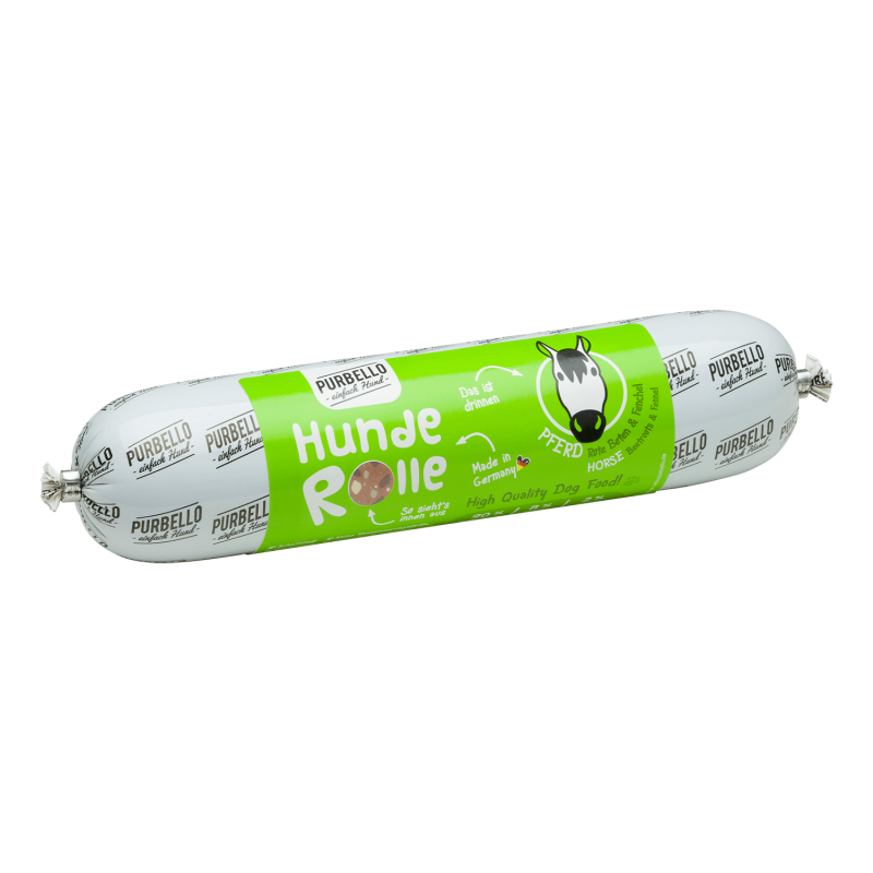 Purbello - HundeRolle "Pferd mit Roter Bete und Fenchel" 400g