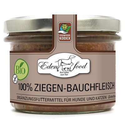 Edenfood - 100% Bio-Ziegen-Bauchfleisch 170g