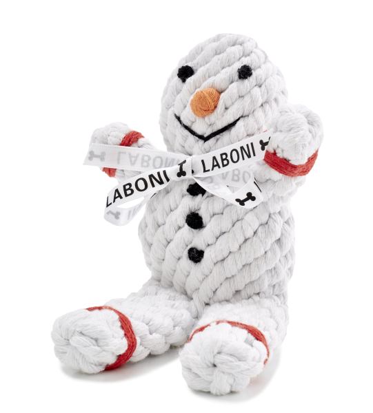 Laboni - Baumwollspielzeug "Shawn der Schneemann"