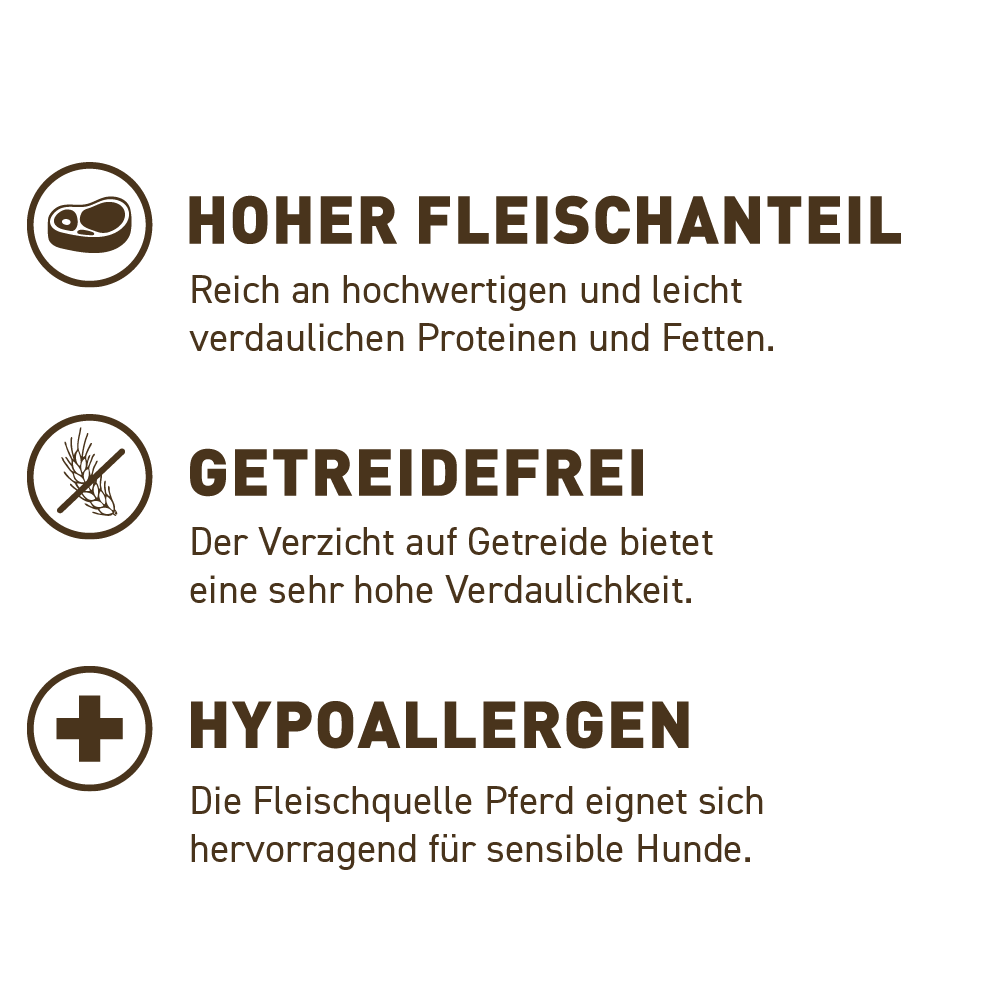 Wildes Land - Pur "Pferd mit Distelöl" 400g