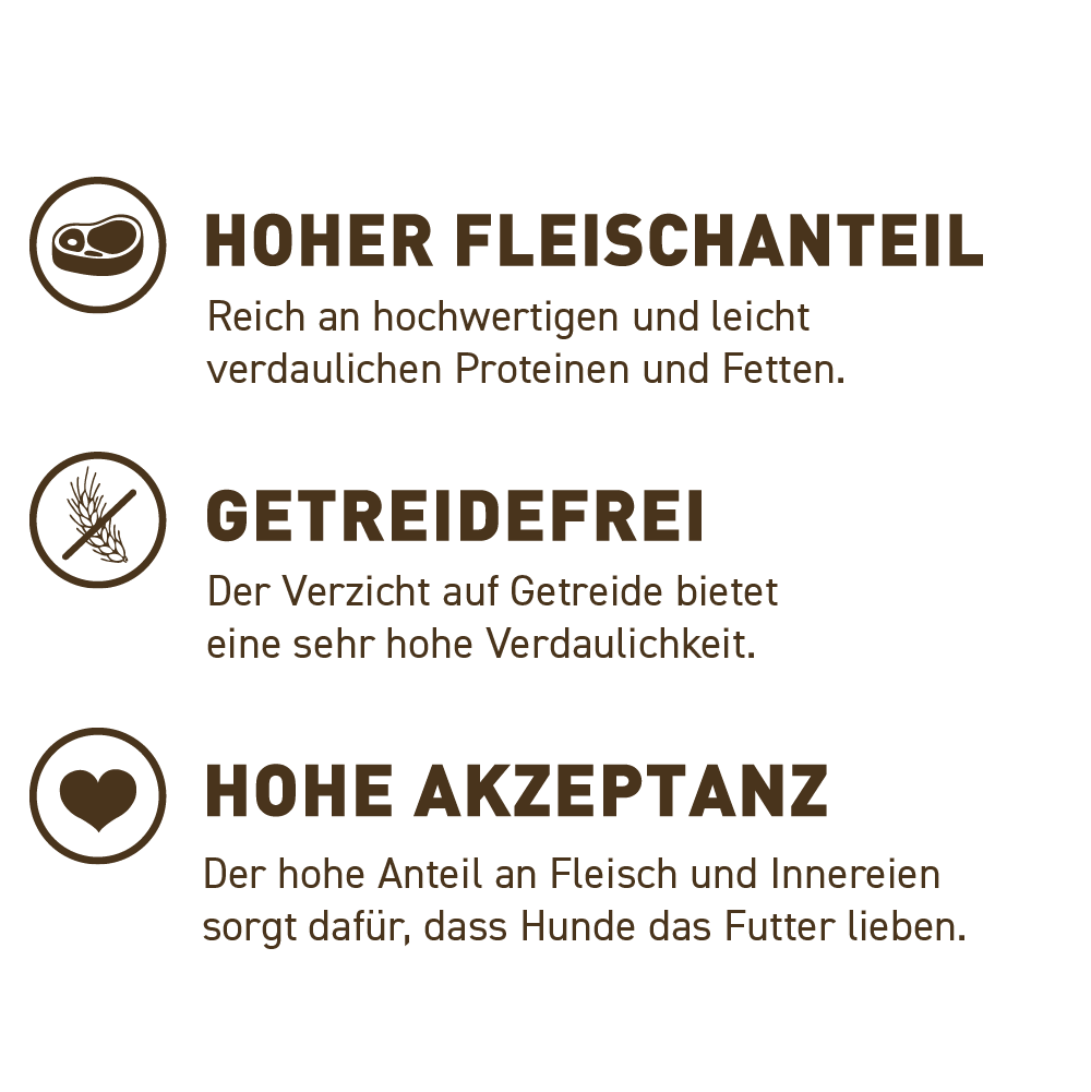 Wildes Land - Classic "Wild mit Kürbis, Preiselbeeren, Wildkräutern und Distelöl" 400g