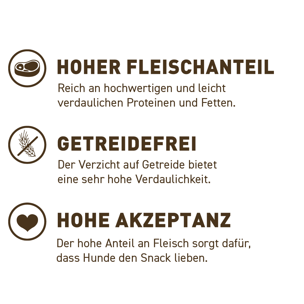 Wildes Land - Fleischwürfel "Pferd" 100g