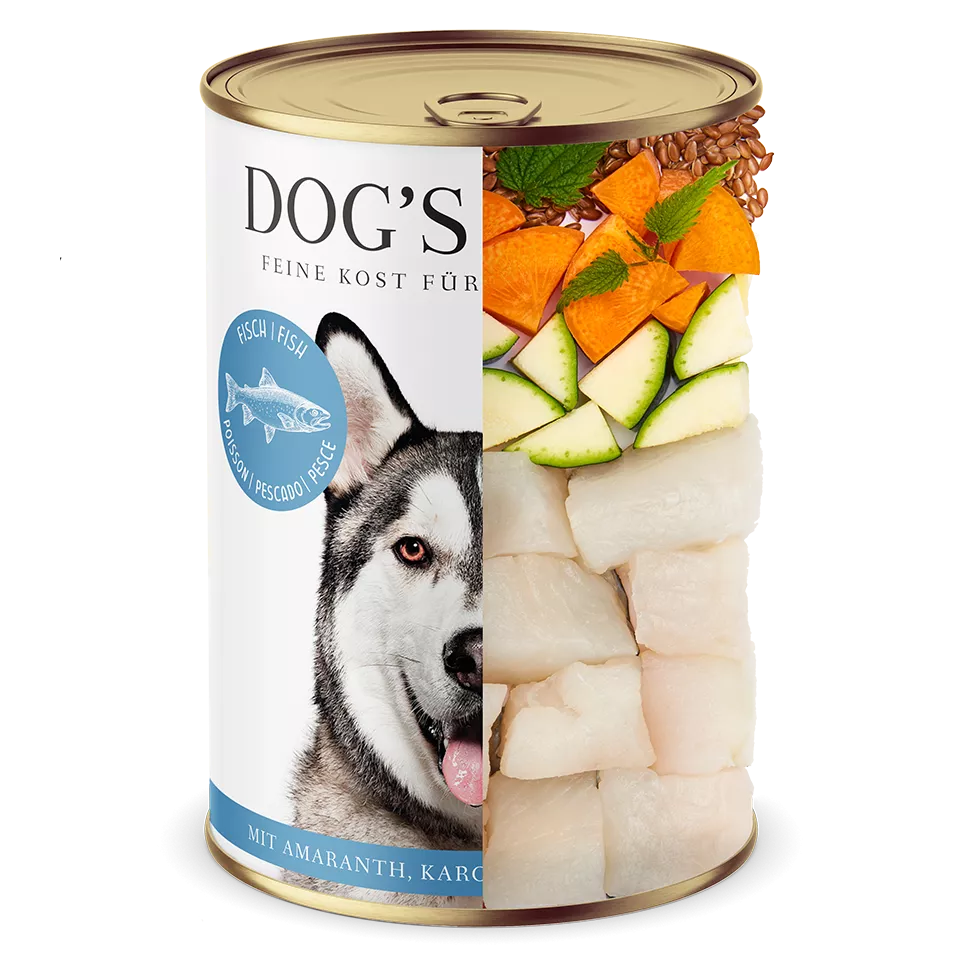 Dog's Love - "Adult"Fisch mit Amaranth und Karotte