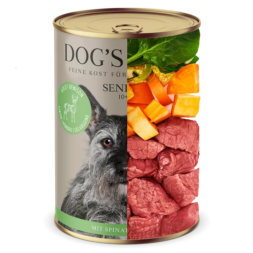 Dog's Love - "Senior" Wild mit Spinat und Birne 800g