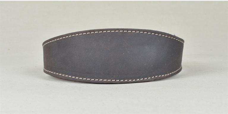 Windhundhalsband - Fettleder Classic 42cm