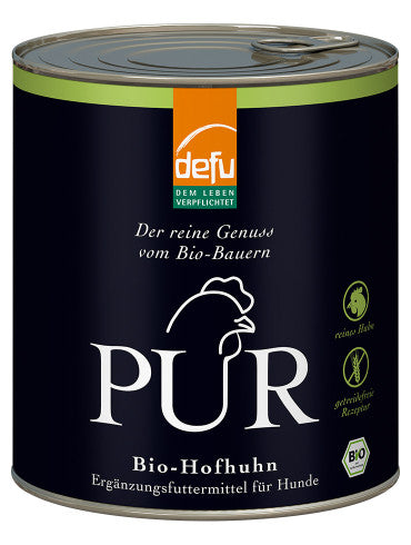 defu - BIO Nassfutter "PUR Bio-Hofhuhn" 800g