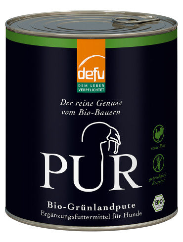 defu - BIO Nassfutter "PUR Bio-Grünlandpute" 800g