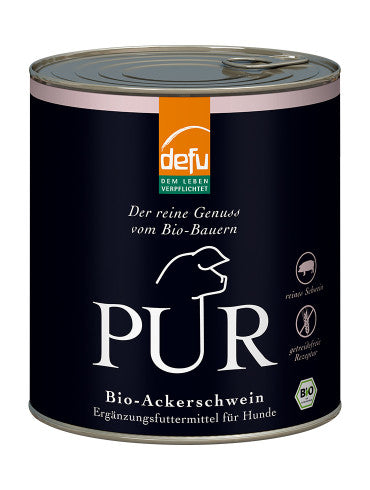 defu - BIO Nassfutter "PUR Bio-Ackerschwein" 800g