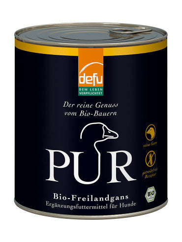 defu - BIO Nassfutter "PUR Bio-Freilandgans" 800g