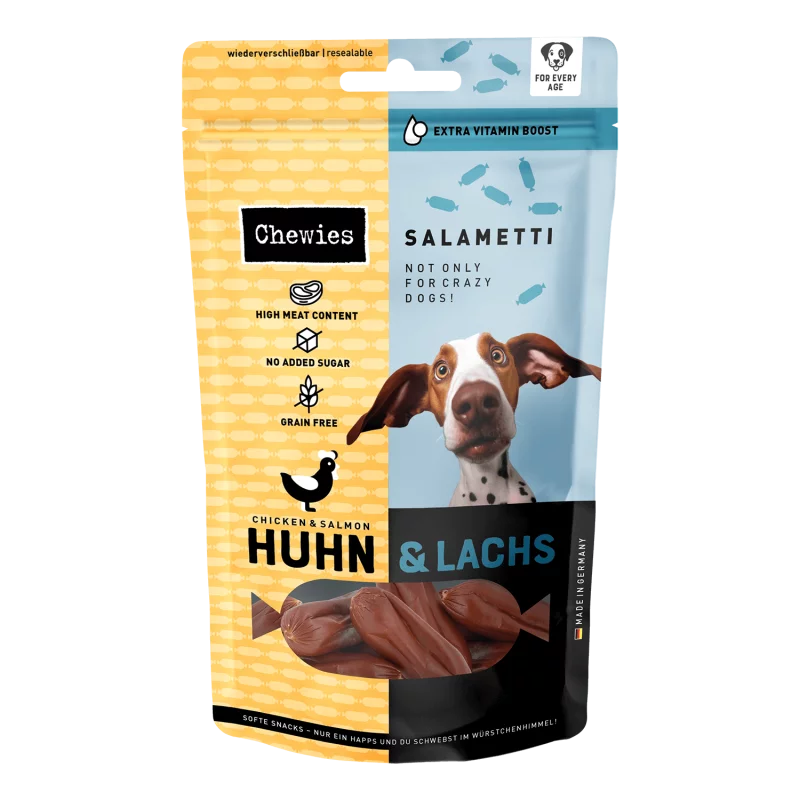 Chewies - Salametti "Huhn & Lachs" 200g