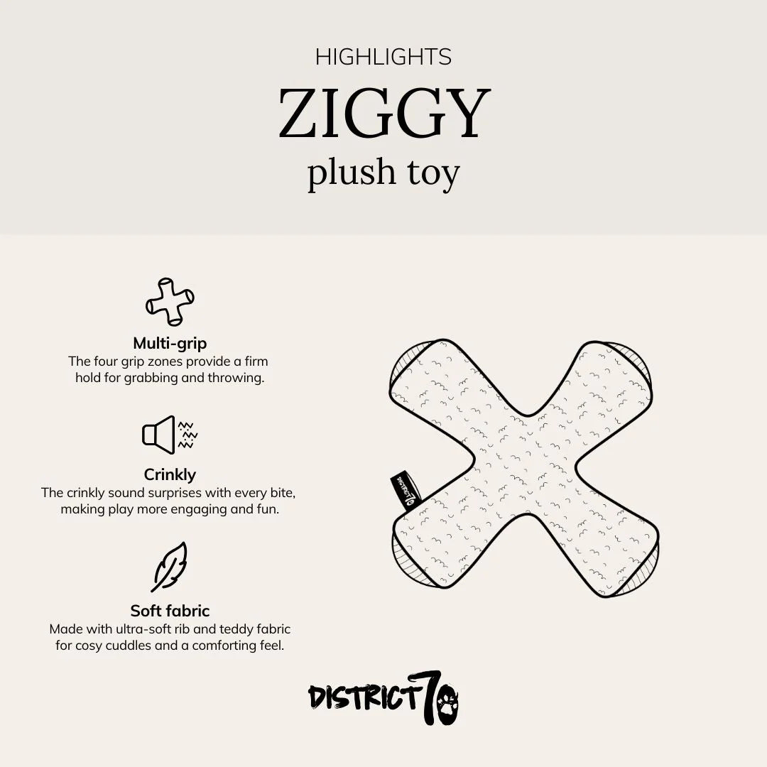 District 70 - Spielzeug "Ziggy" in taupe