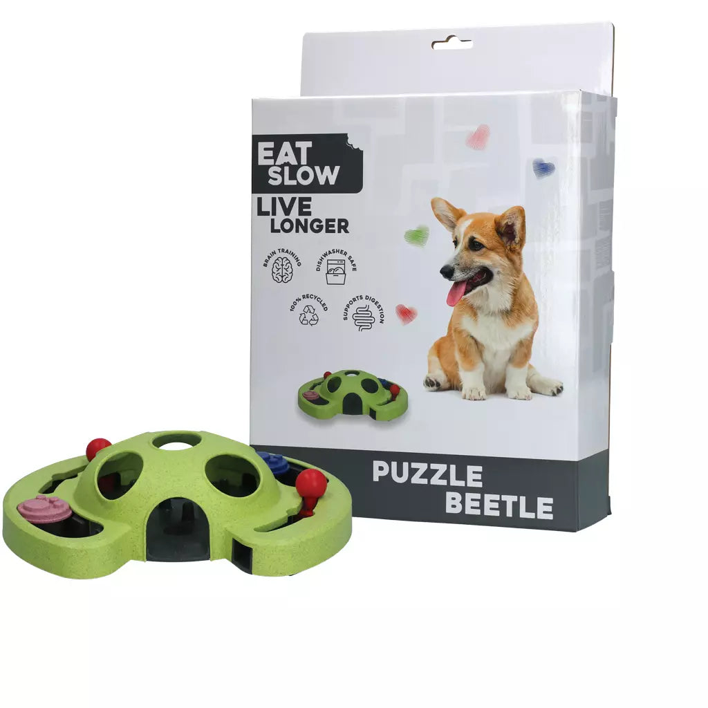 Eat Slow Live Longer - Puzzle Beetle