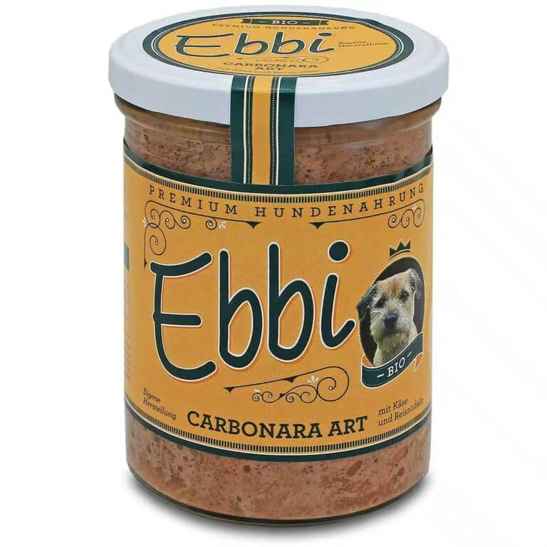 Wuff & Mau - Nassfutter Ebbi "Bio Carbonara Art" 400g