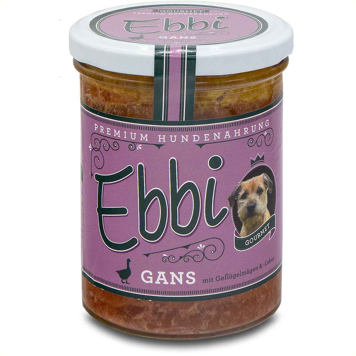 Wuff & Mau - Nassfutter Ebbi "Gans" 400g