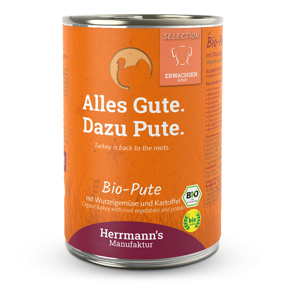 Herrmann's - Bio Pute mit Wurzelgemüse und Kartoffeln 400g