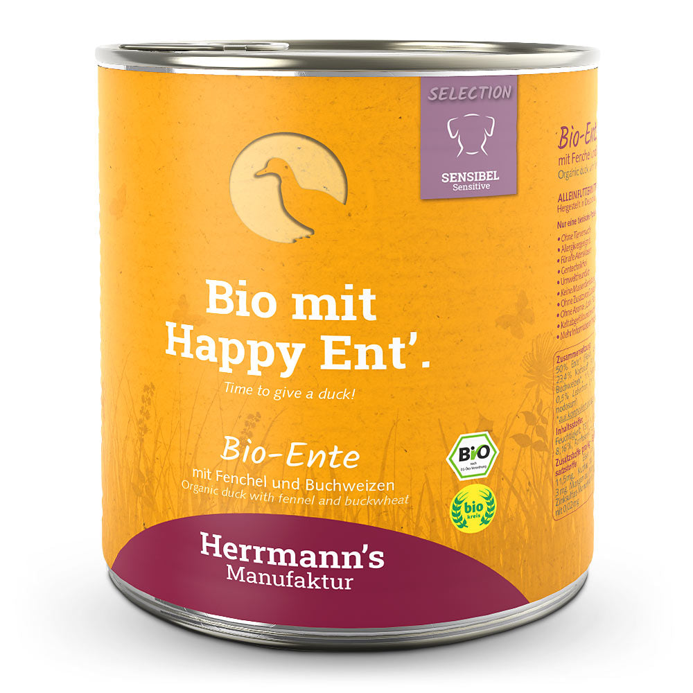 Herrmann's - Bio Ente mit Fenchel und Buchweizen 800g