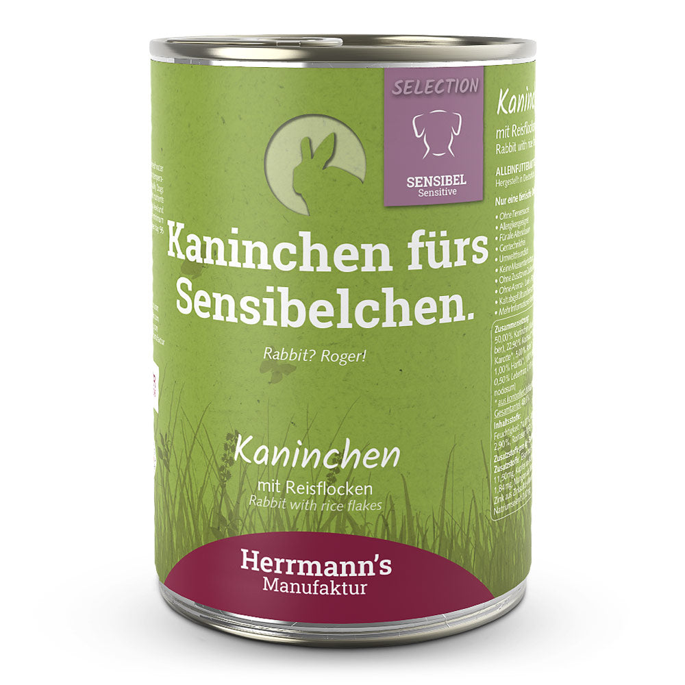 Herrmann's - Kaninchen mit Reisflocken 400g