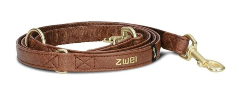ZWEI - Leine "Leo" in cognac