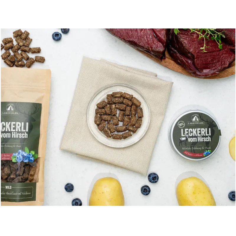 Lakefields - Leckerli "Hirsch" 150g
